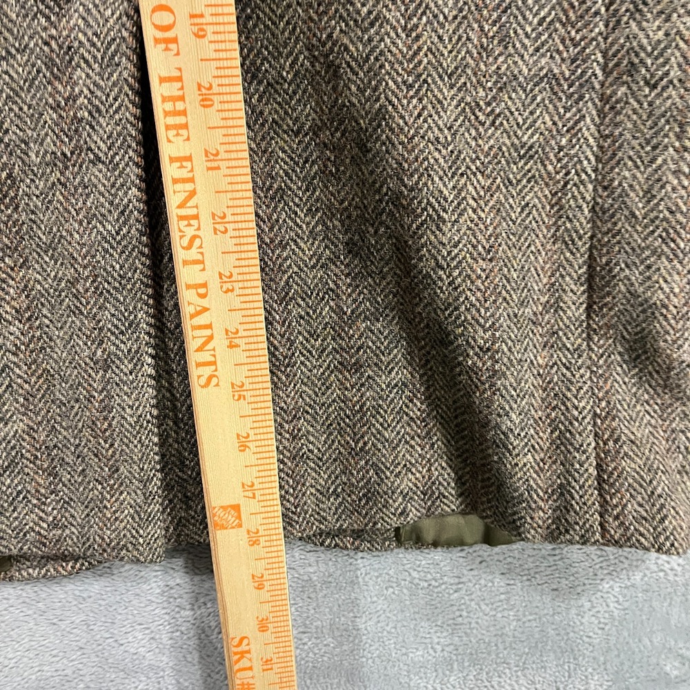 VTG Harris Tweed Blazer Men 40R Scottish Wool Nordstrom Herringbone Sport‎ Coat - Picture 12 of 14